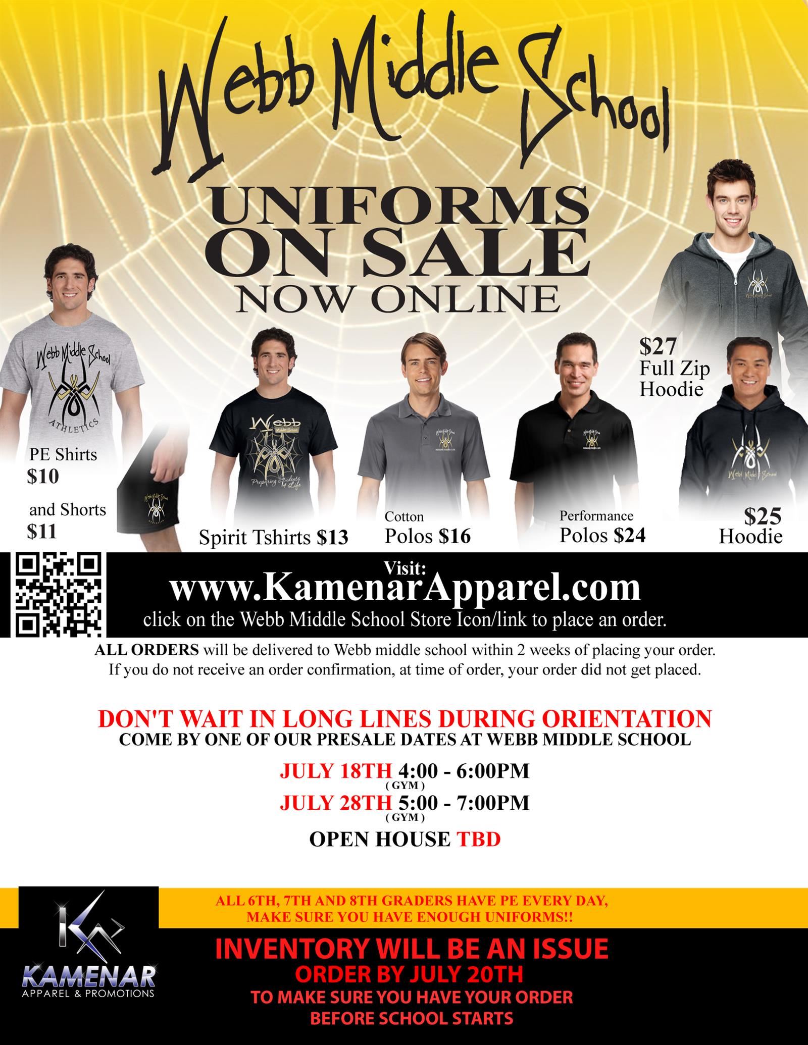  Uniform Sales